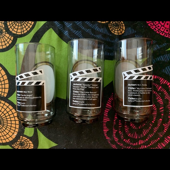 VINTAGE 1979 LOT COLLECTOR’S GLASS SET OF 3 - Picture 5 of 6